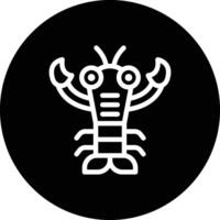 Lobster Icon Design Illustration vector