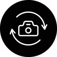 Change camera Icon Design Illustration vector