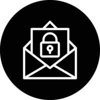 Encrypted Icon Design Illustration vector