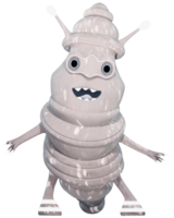 A cartoon character with a big head and a big body png