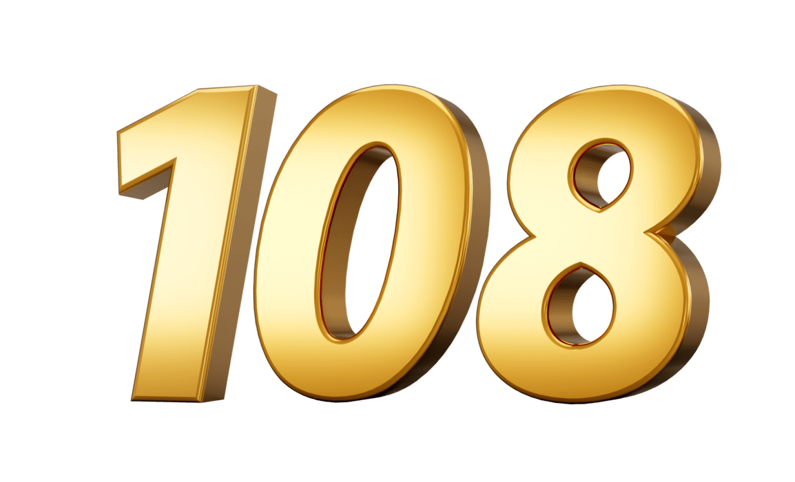 3d number 113 one hundred thirteen Gold text 3d illustration