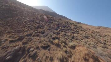 2021 September 28, FPV footage of Teide park in Tenerife Island, Spain video
