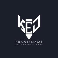 The logo for a company that is called kd vector