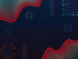 Abstract Background Design With Different Attractive Colors and Shapes For Multipurpose Uses vector