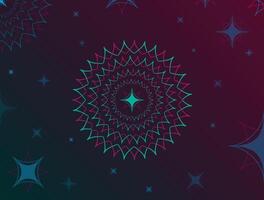 Abstract Pattern Design With Beautiful Colored Background vector