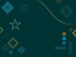 Abstract Pattern Design With Beautiful Color Combination vector