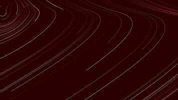 Bold red and black abstract composition with dynamic flowing curves video