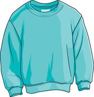 illustration of a sweatshirt or jacket without background vector