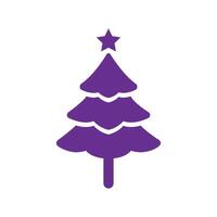 Xmass Tree with star icon design vector