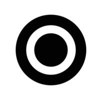 Radio On Button icon vector