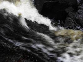 a powerful waterfall photo