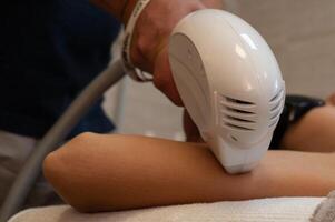 Rf lifting procedure on the inner side of the forearm photo