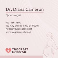 OBGYN Business Card template