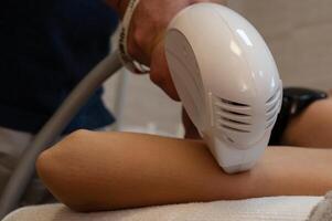 Rf lifting procedure on the inner side of the forearm photo