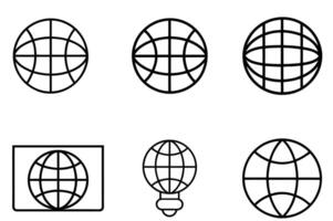 web icon set vector
