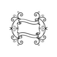 Timeless Scrollwork Frame Patterns vector