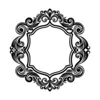 Ornate Scrollwork Frame Designs vector