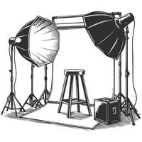 Perfect Studio Lighting Silhouette Design Set Up Guide vector