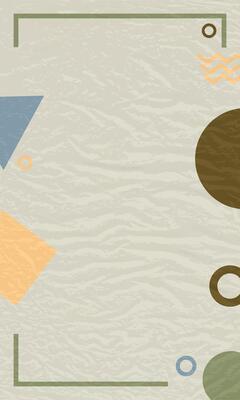 Abstract memphis frame background. illustration.