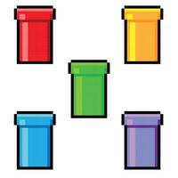 Plumbhing Pipe Game Pixel vector