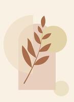 Graphic Abstract Neutrals Background vector