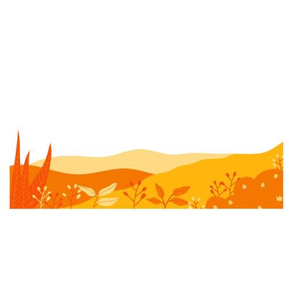 autumn landscape with leaf