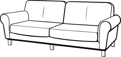 Abstract Couch Art vector
