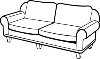 Modern Sofa Sketches vector