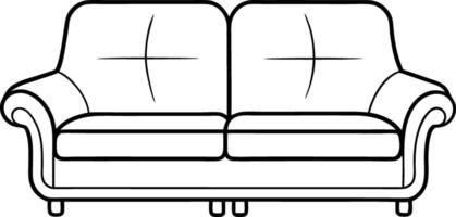 Minimalist Sofa Design vector