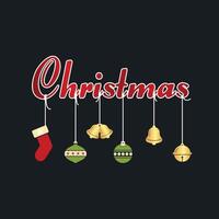 chrismast element design vector