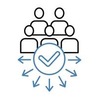 assembly concept line icon. Simple element illustration. assembly concept outline symbol design. vector