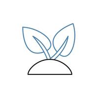 nature concept line icon. Simple element illustration. nature concept outline symbol design. vector