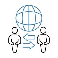 culture concept line icon. Simple element illustration. culture concept outline symbol design. vector