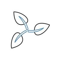recyclable concept line icon. Simple element illustration. recyclable concept outline symbol design. vector