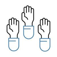 participation concept line icon. Simple element illustration. participation concept outline symbol design. vector
