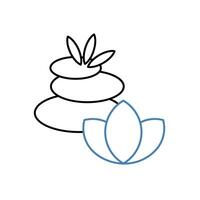 relaxation concept line icon. Simple element illustration. relaxation concept outline symbol design. vector