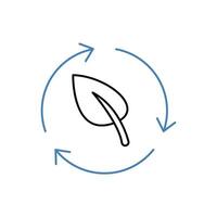 biodiversity concept line icon. Simple element illustration. biodiversity concept outline symbol design. vector