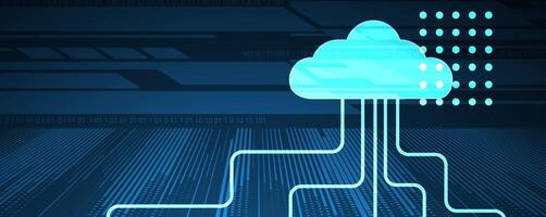 Building a smarter, more connected world with cloud-based innovations vector