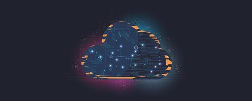 Understanding the role of cloud computing in the future of technology vector