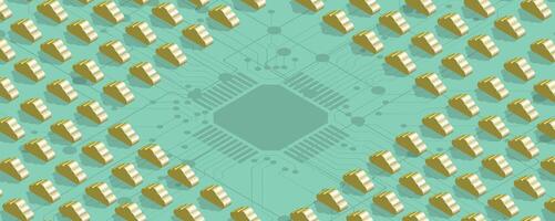 Unlocking new possibilities with cloud-based applications vector