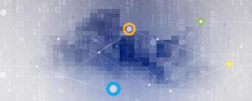 Unlocking the power of cloud solutions for global digital ecosystems vector