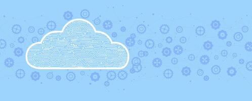 Harnessing the power of cloud computing platforms vector