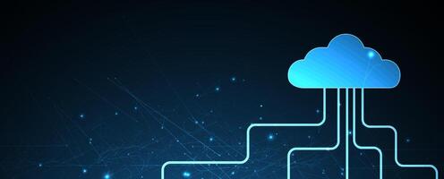 Building a future of innovation with secure and scalable cloud solutions vector
