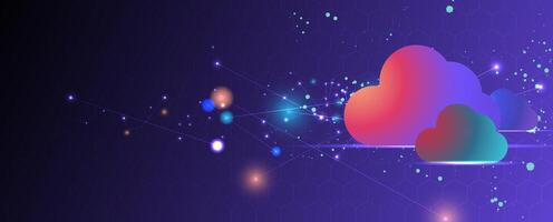 Harnessing the power of cloud technology for scalable business solutions worldwide vector