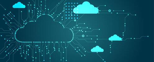 Exploring the limitless potential of data storage in the cloud vector