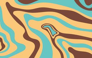 Abstract background with wavy lines and colors vector