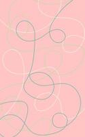 A pink background with a spiral pattern vector