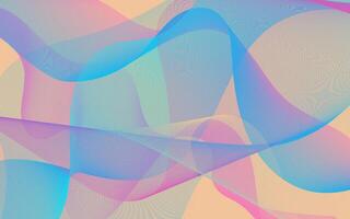 A colorful abstract background with wavy lines vector
