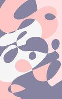 A pink and purple abstract background with shapes vector