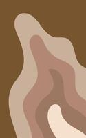 A brown and white abstract background with a cat vector